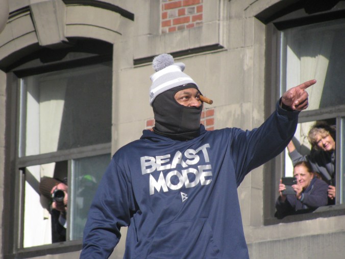 Hopefully Beast Mode will have more Super Bowl-victory-parade cigars to light after this season.